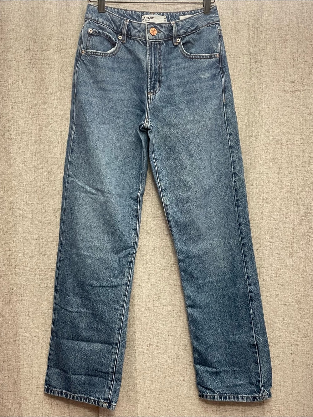 Garage Indigo Straight-Leg Slouchy Women's Jeans